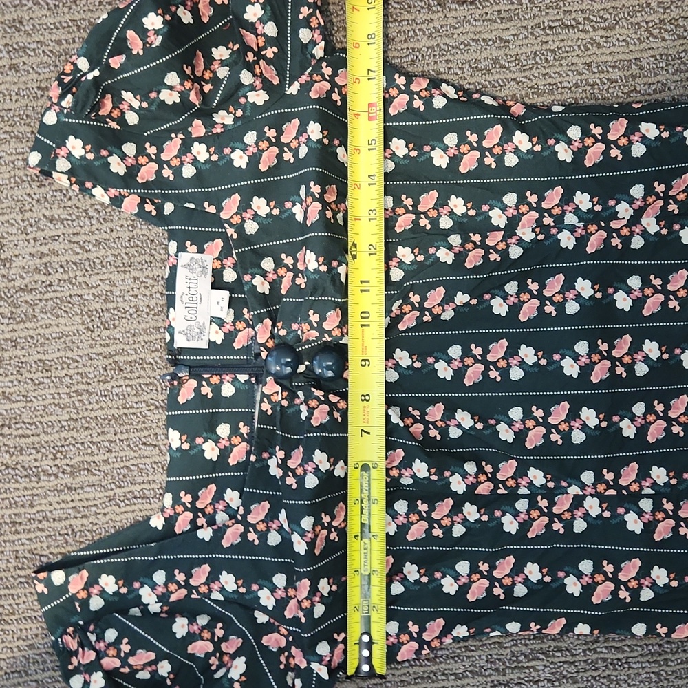 Collectif London Dolores Wallflower Pencil Dress Size 8 - Picture 9 of 16